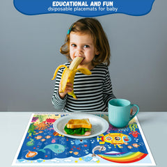 DINSUMRUG adhesive-back placemats gripping a table surface securely