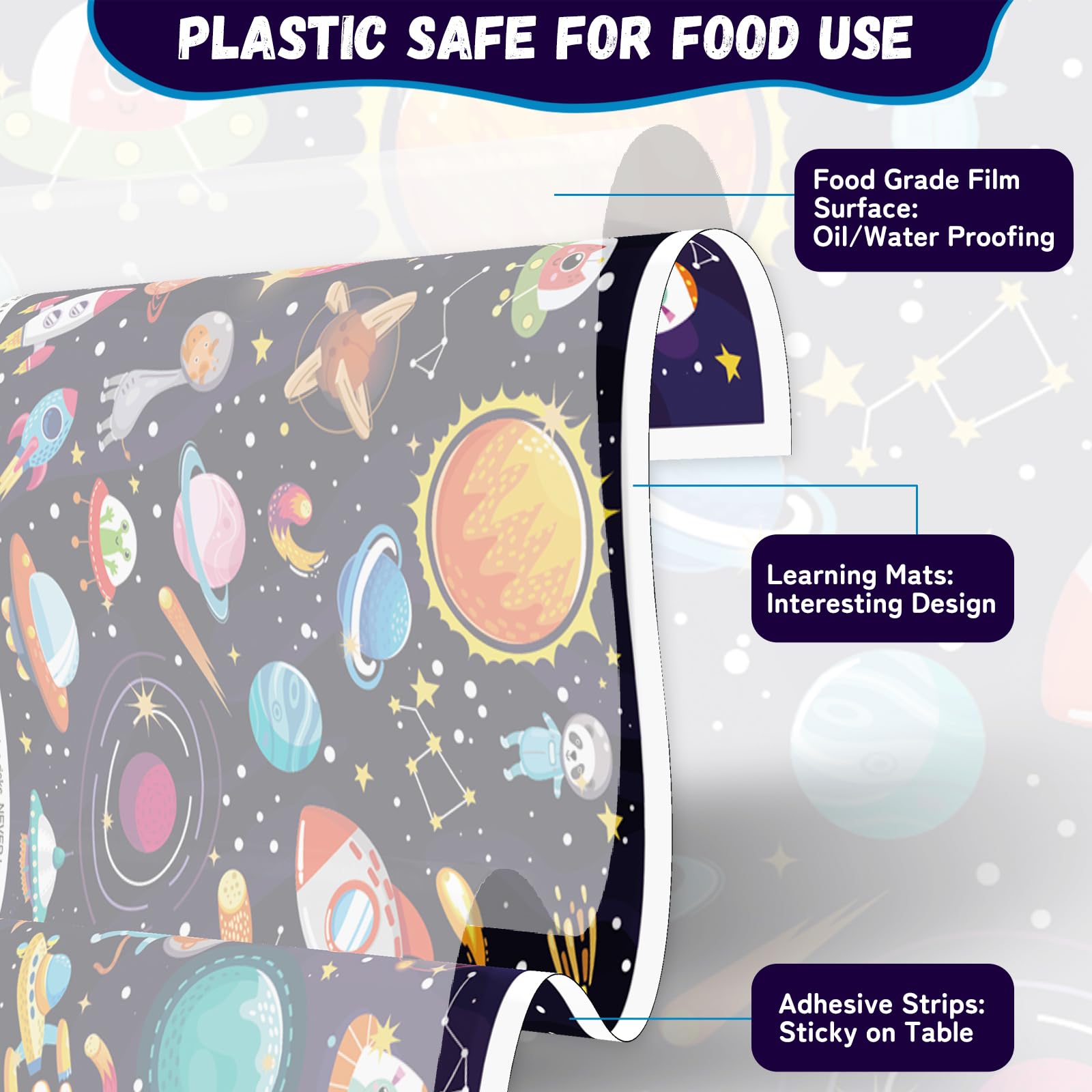 DINSUMRUG dinosaur design placemats protect tables and spark curiosity.