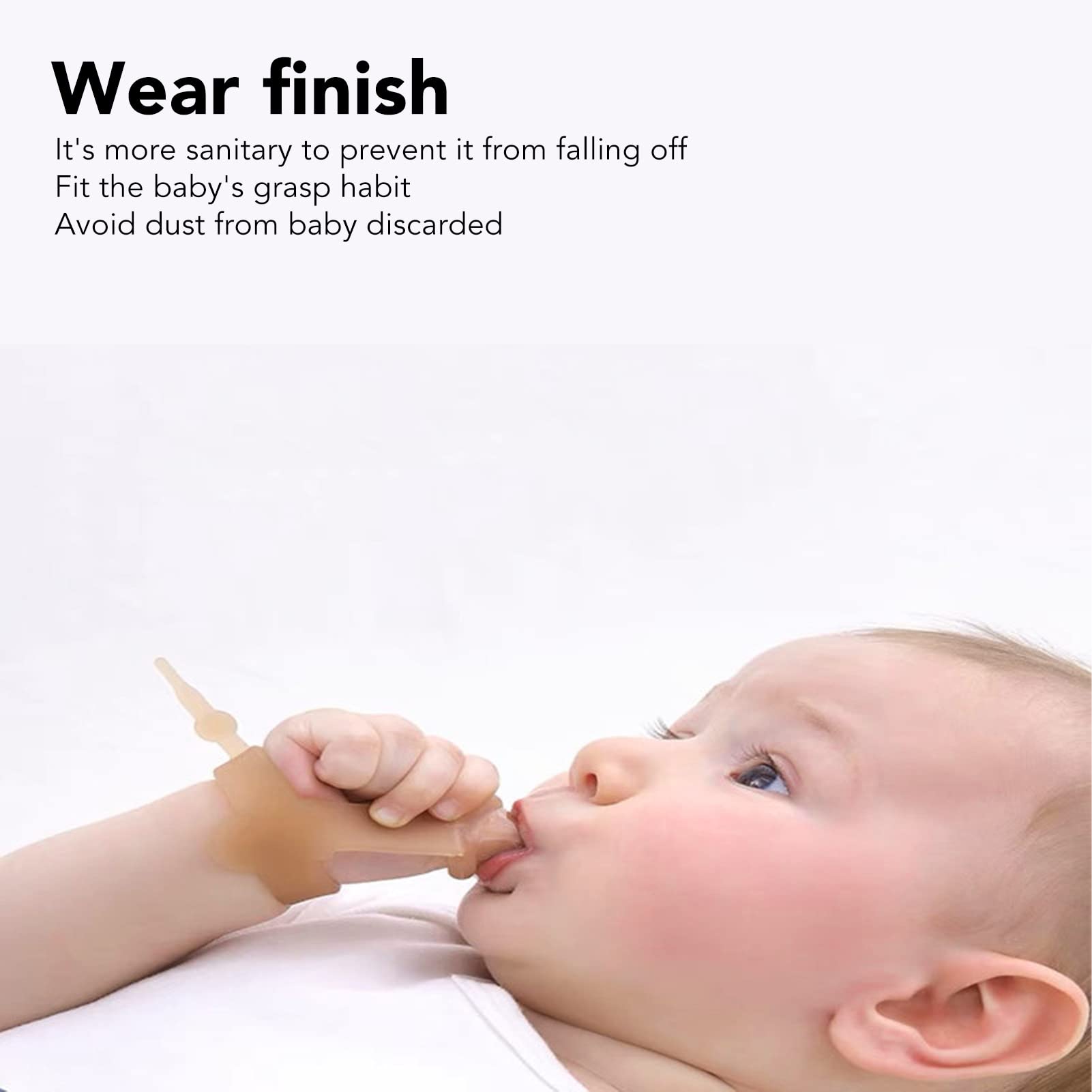 Dioche adjustable thumb guard in soft silicone provides a comfortable, customizable fit