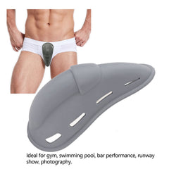 Dioche bulge cup offers a stable fit under clothes for gym and performances.