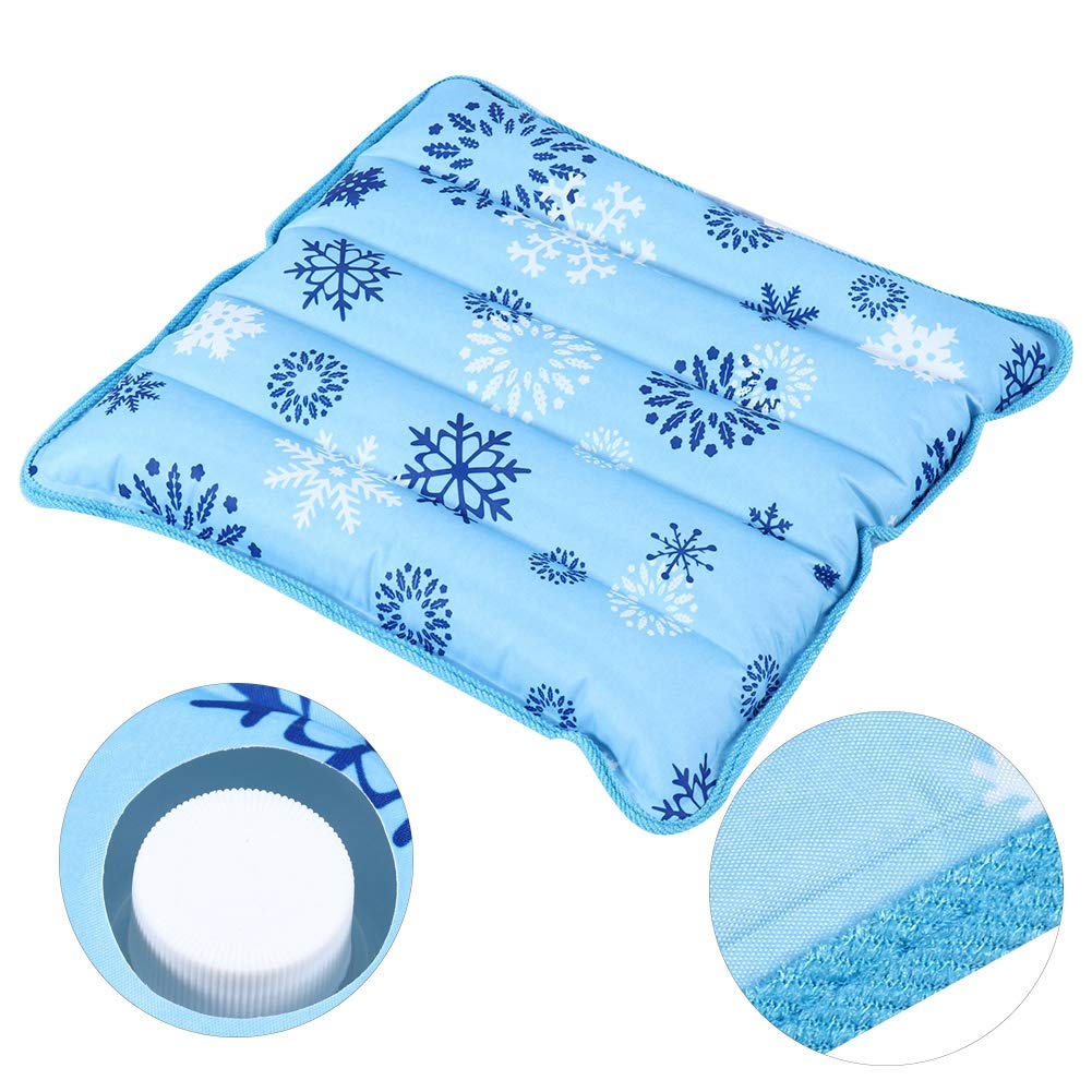 Dioche cooling mat with water fill design offers quick, refreshing relief.