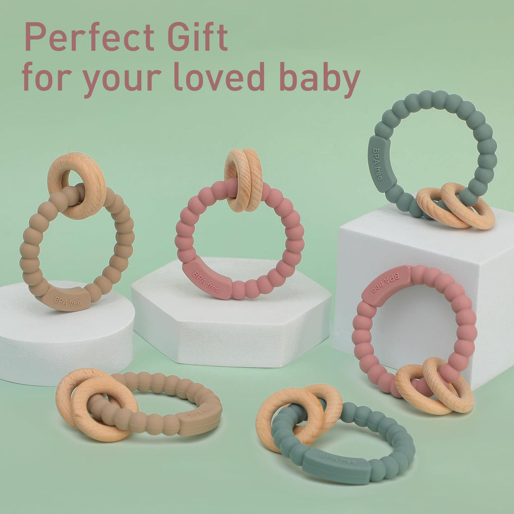 Dirbabi baby teether packaging suitable as a gift.