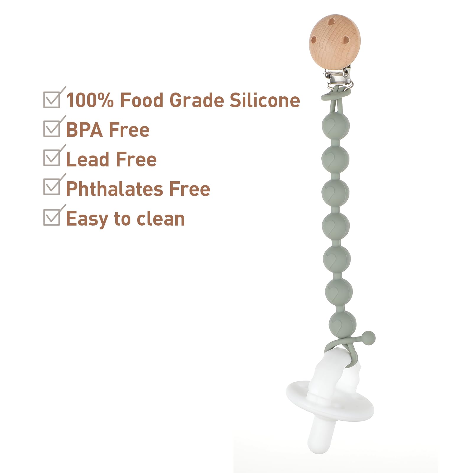 Dirbabi stainless steel clip attachment for reliability
