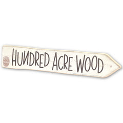 Disney Winnie the Pooh Hundred Acre Wood sign highlights friendship in nurseries