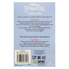 Disney Princess cutlery set pink white design for family mealtimes
