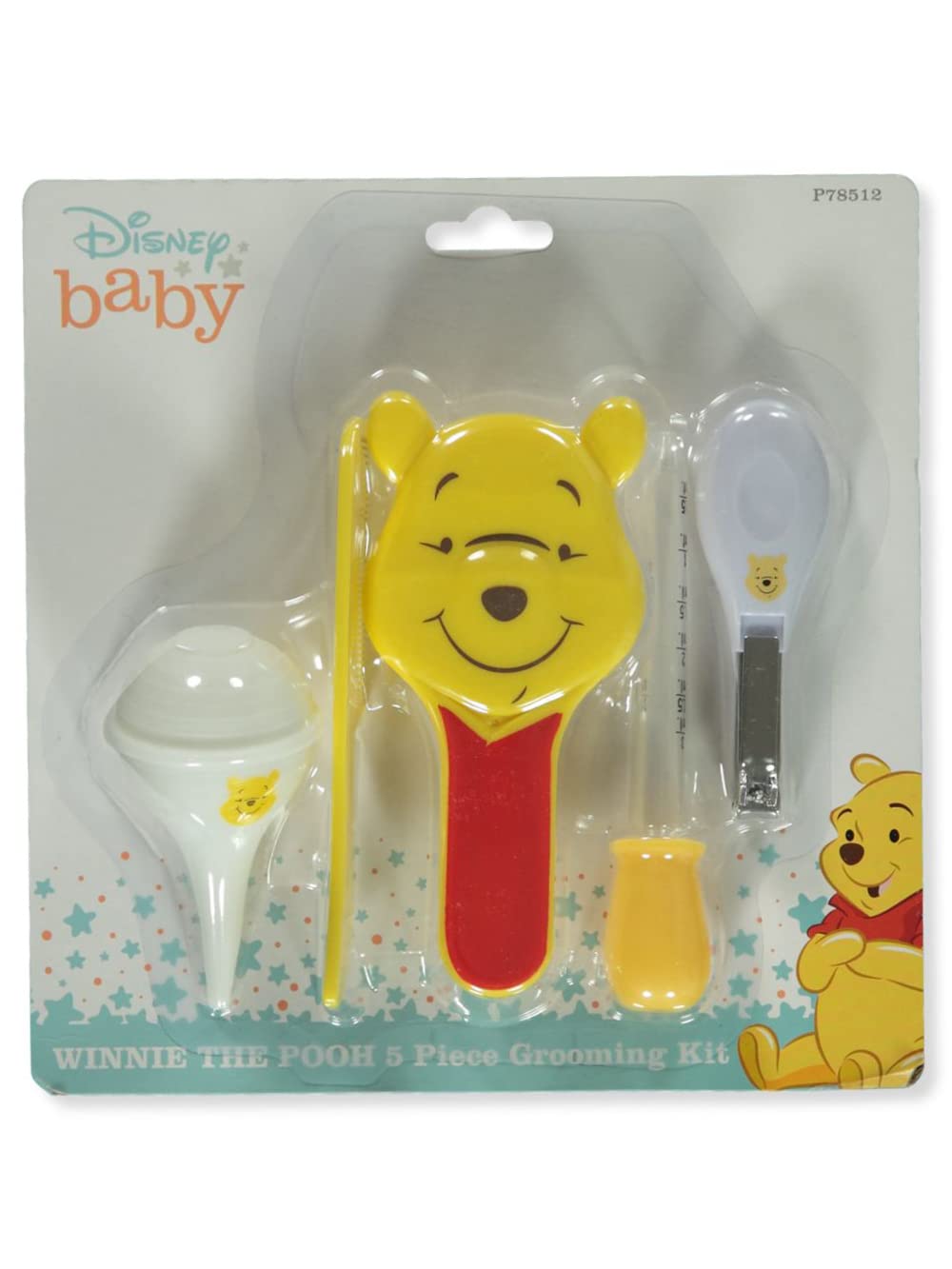 Disney Winnie The Pooh baby grooming kit with gentle touch tools for daily care.