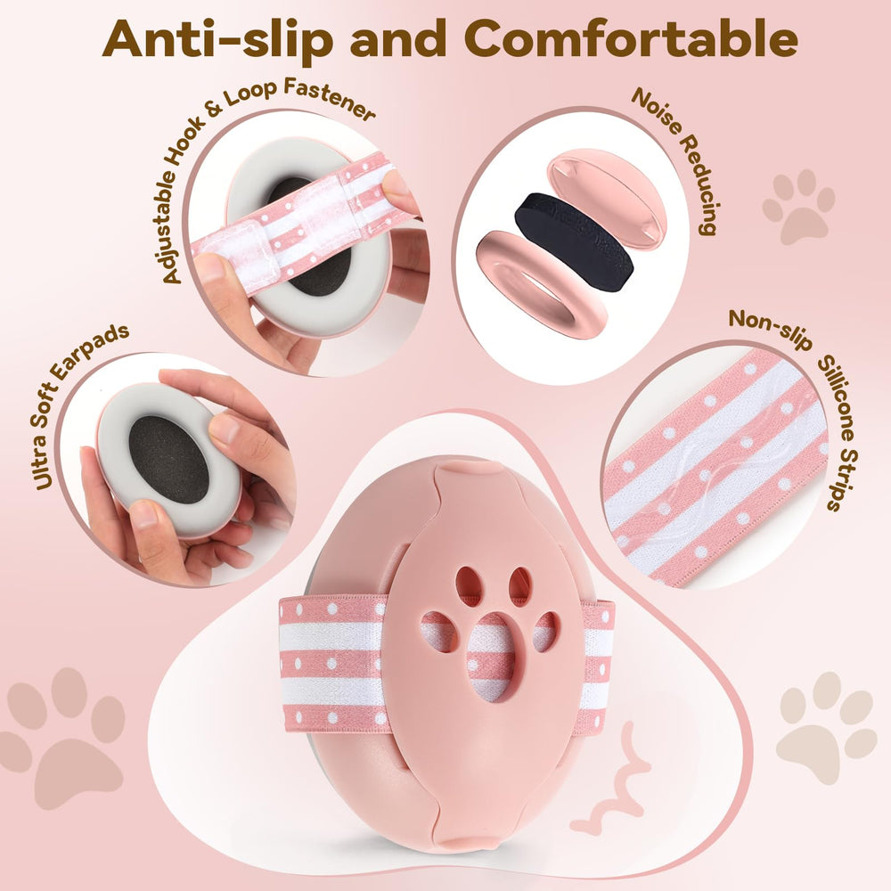 DITHIN earmuffs are US and EU safety certified for peace of mind.
