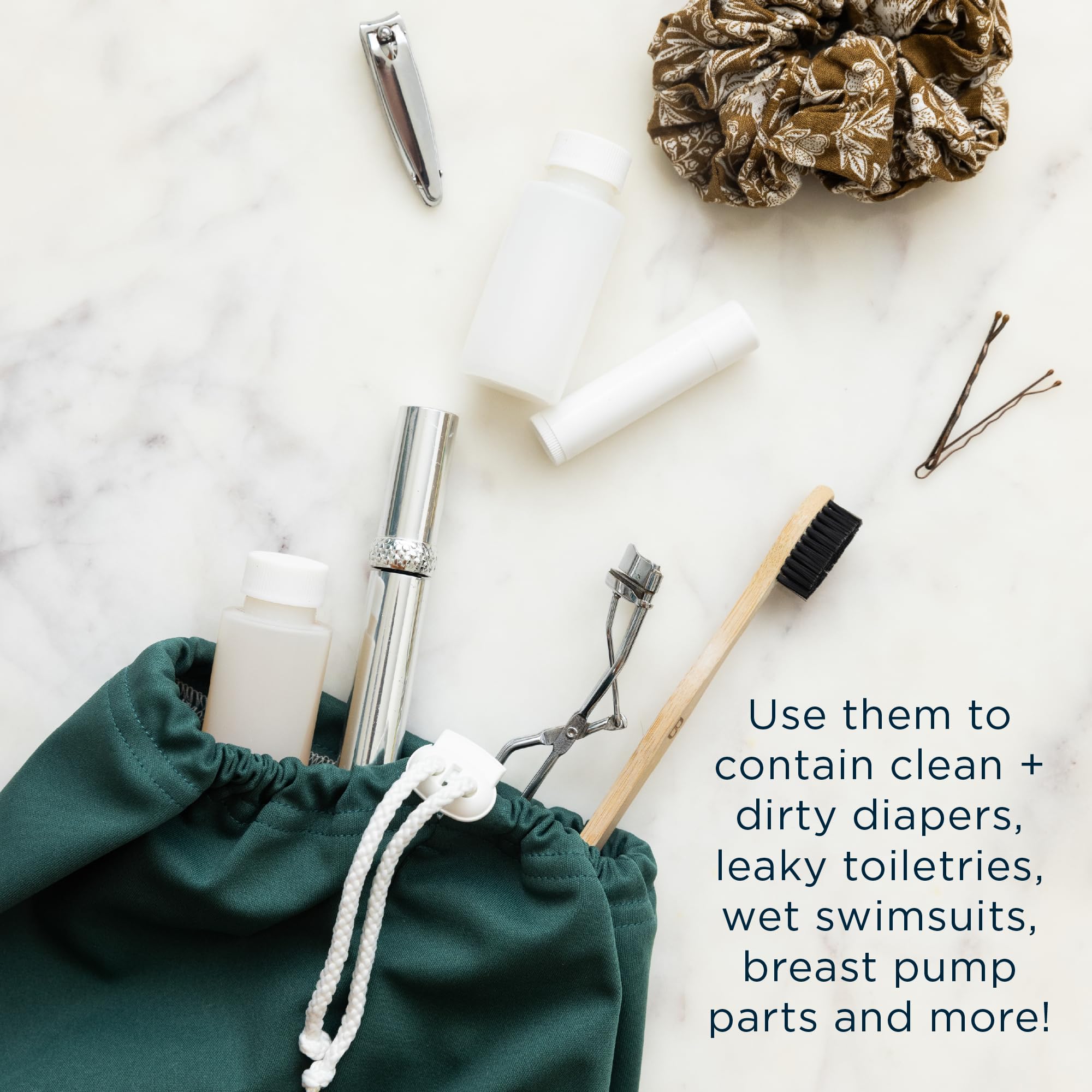 Embly Ditty Bag Duo waterproof material emphasizes protection from moisture.