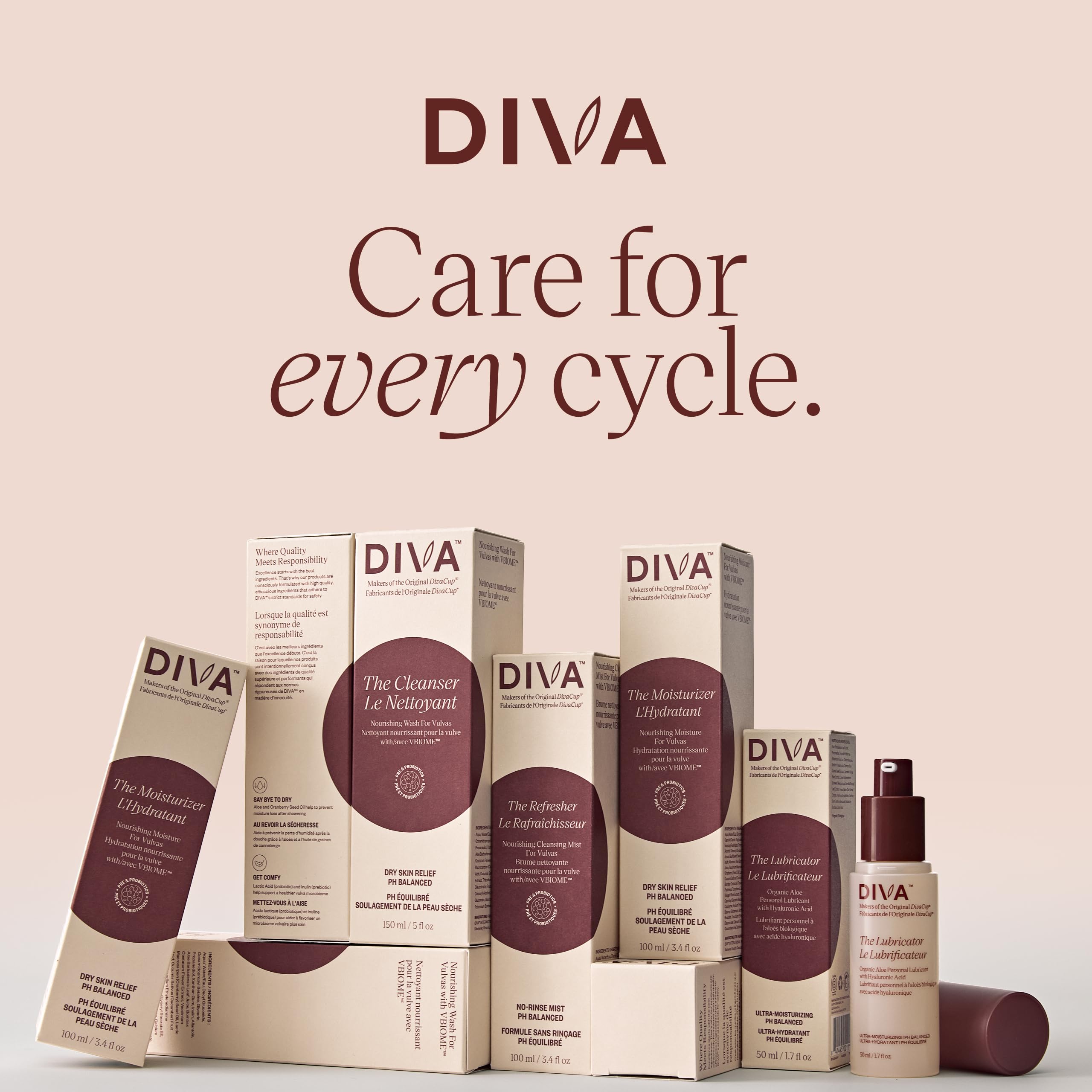 DIVA brand heritage in period care and trusted skincare innovation