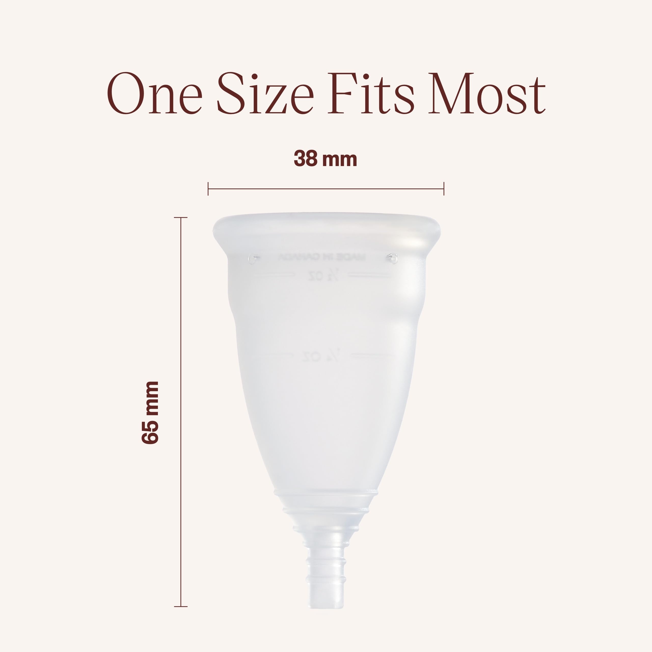 DIVA Cup Model 0 supports up to 12 hours of wear before removal.