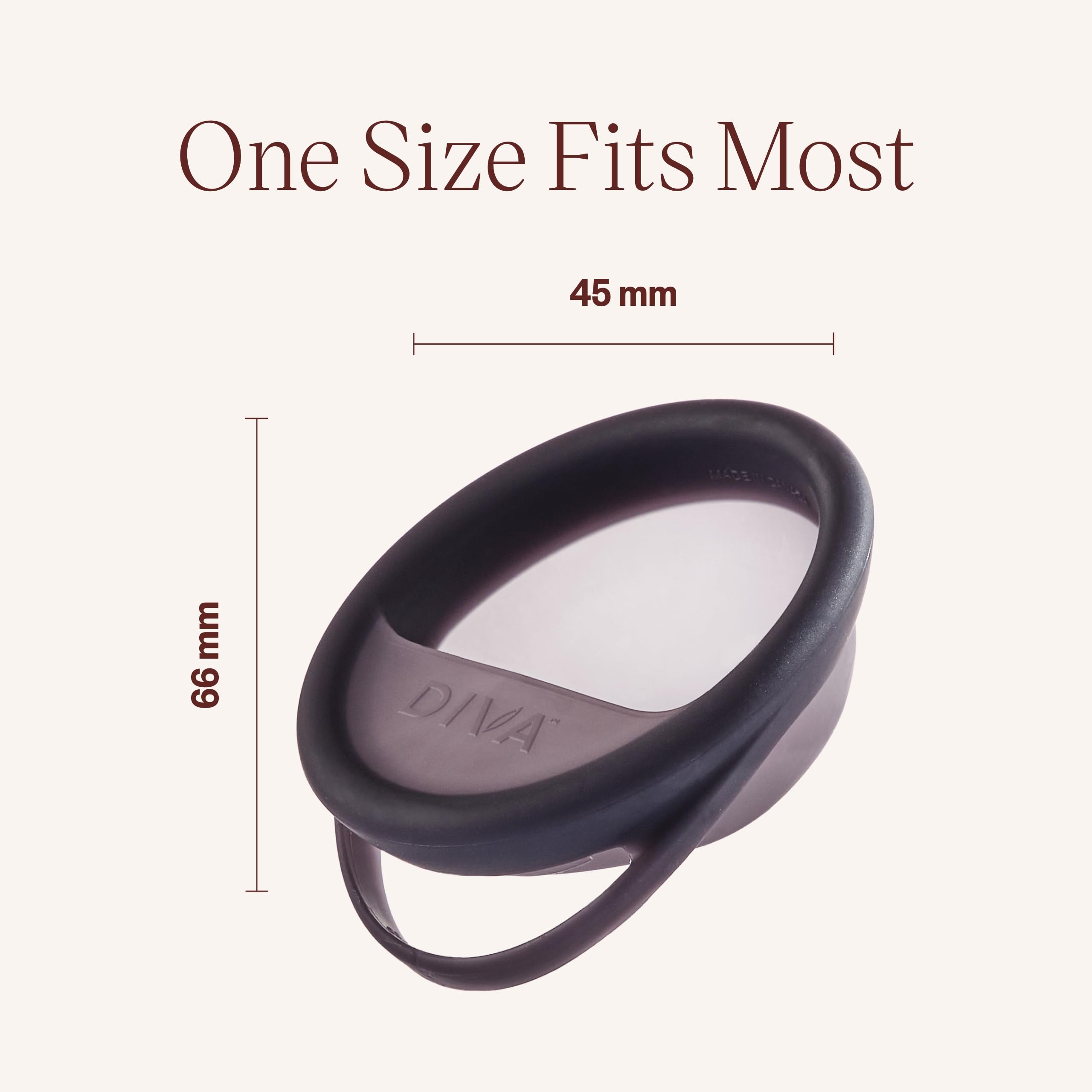 DivaDisc anti-slip pull tab enables easy removal and secure handling.