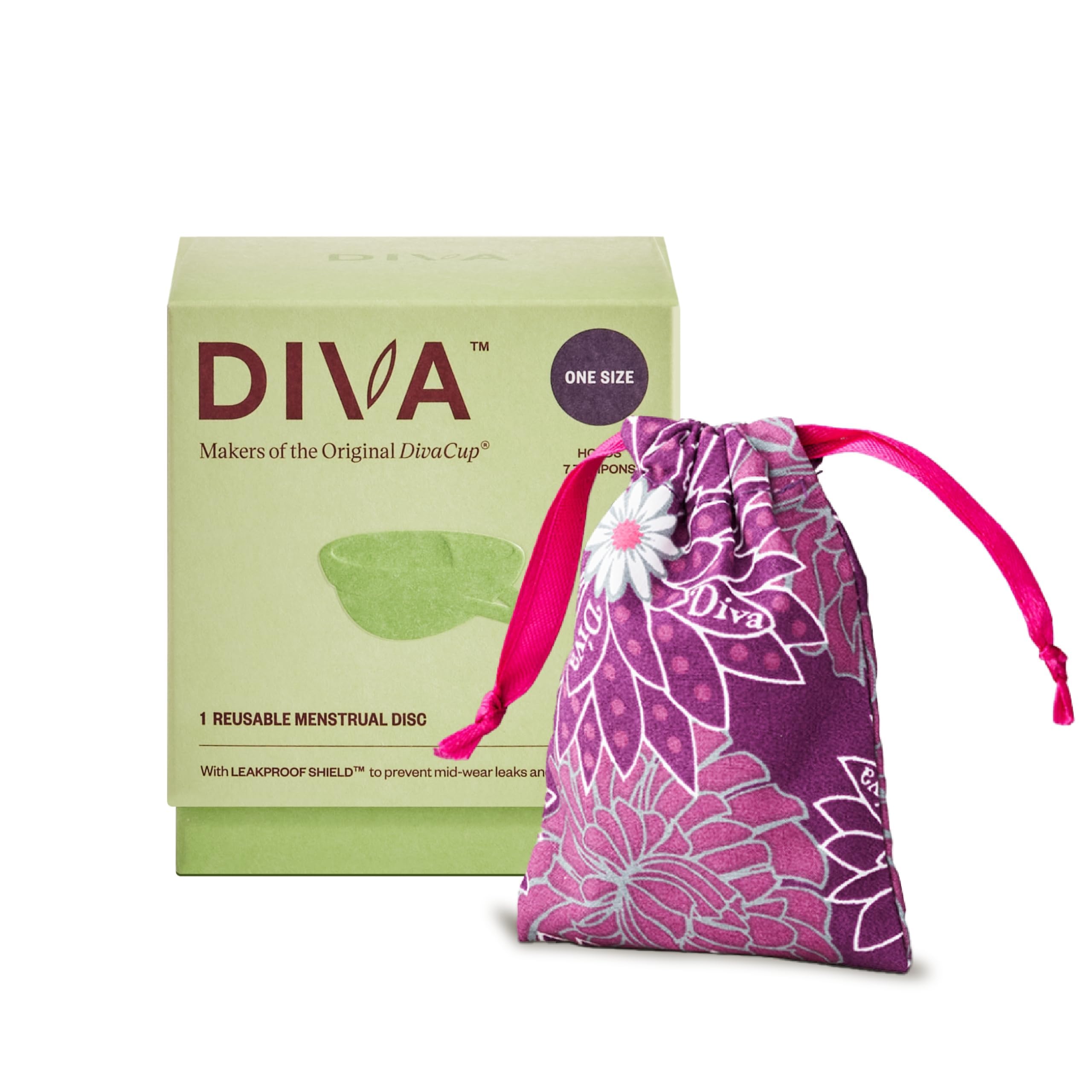DIVA Disc shows 36 mL capacity for extended wear during daily activities