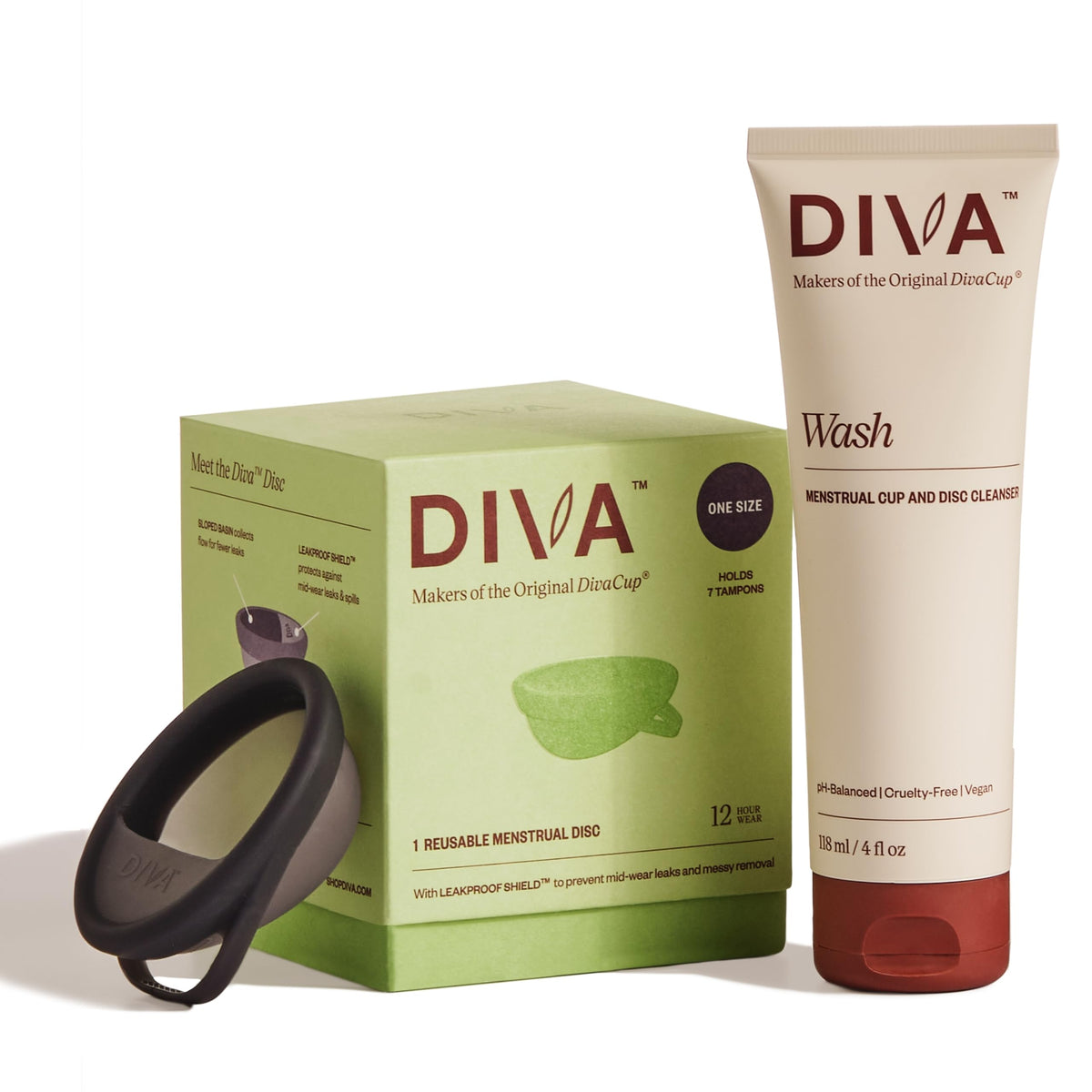 DivaDisc comfort-fit design for all-day comfortable wear.