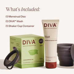 DivaDisc soft rim close-up shows gentle, comfortable fit.