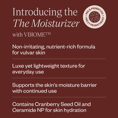 Ceramide NP and cranberry seed oil visuals signaling hydration and barrier support