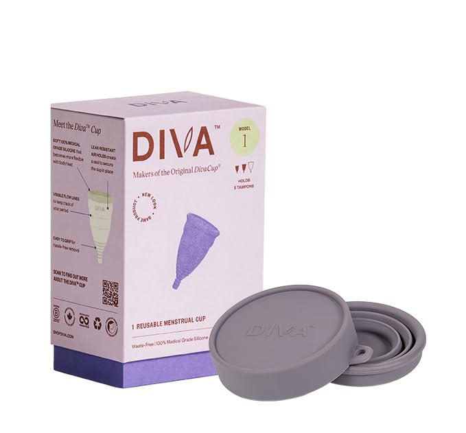 DivaCup Model 1 ready for 12 hours of wear in daily life