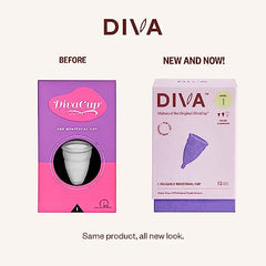 DivaCup silicone body in medical-grade silicone for safe, durable use