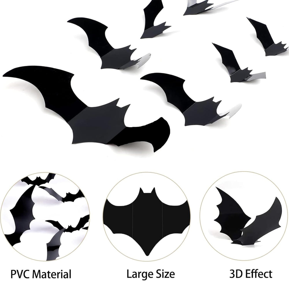 DIYASY Halloween bats 4in small A style for windows and doors