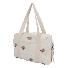 Diydeg Bear Bag diaper-tote shows compact storage for outings