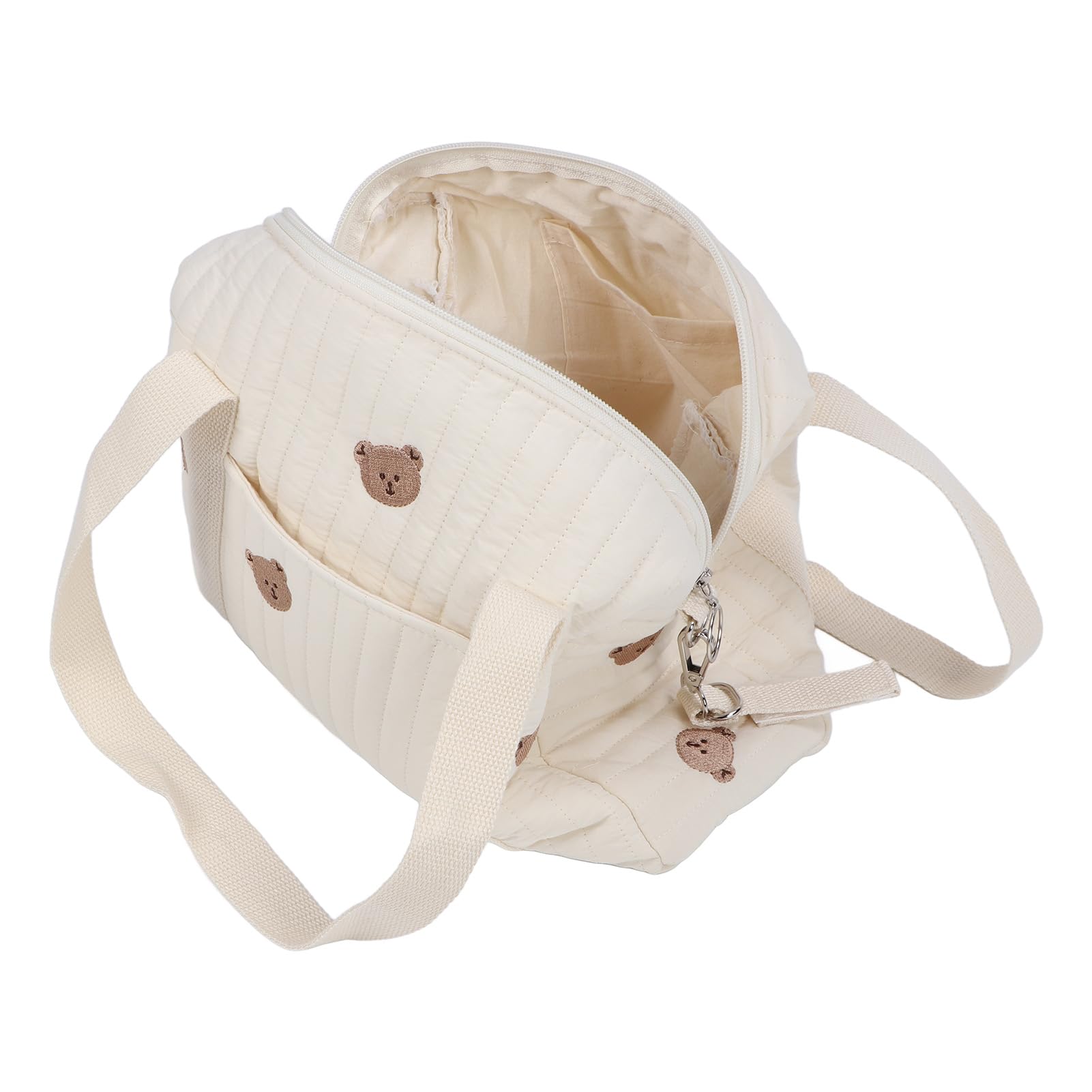 Diydeg Bear Bag embroidered detail adds playful charm