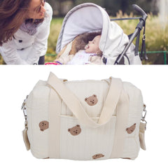 Diydeg Bear Bag large-capacity design fits diapers and essentials