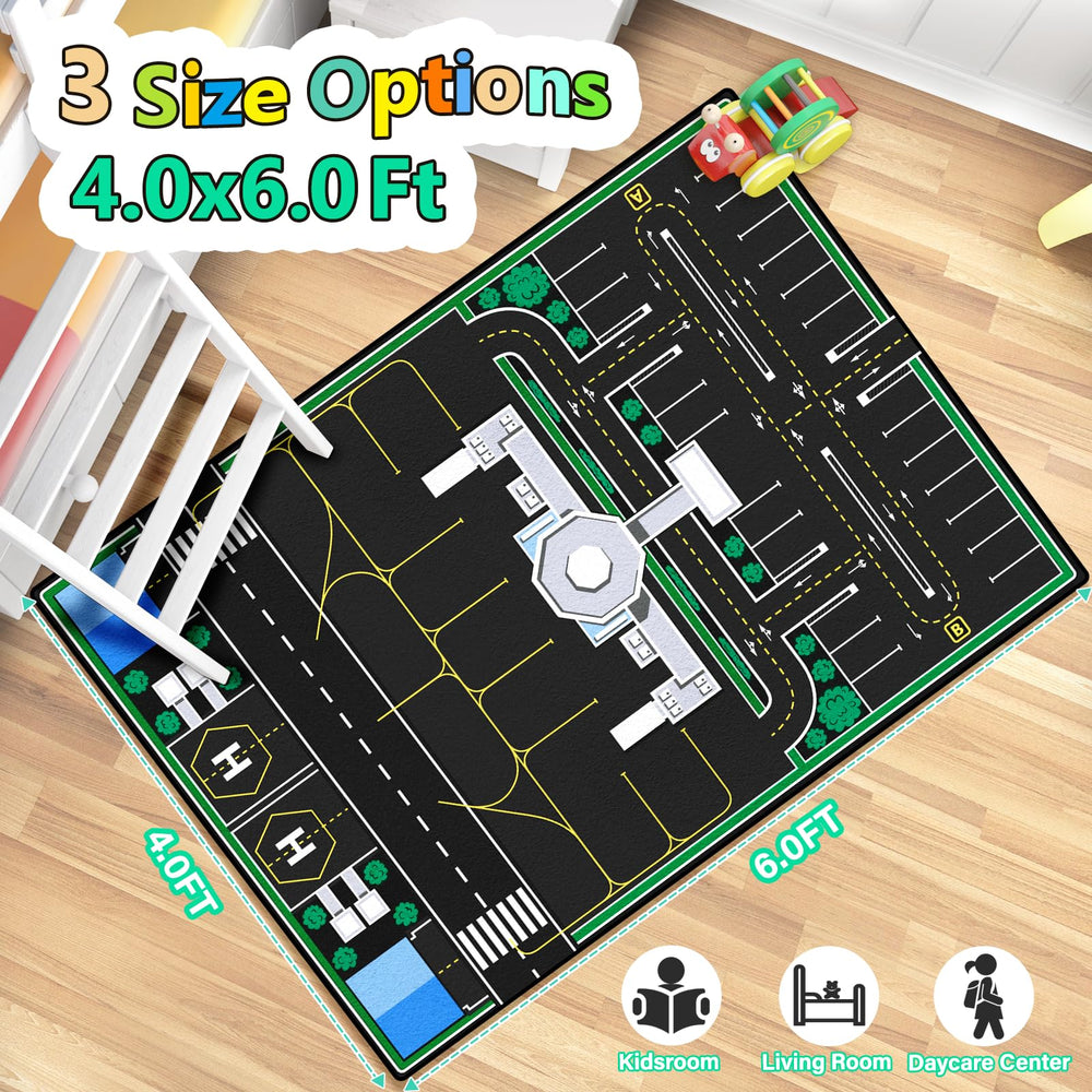 Diysani cushioned kids rug ideal for playrooms and learning spaces