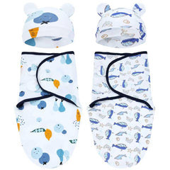 Dizila baby swaddle blanket 68x45 cm in soft cotton blend for gentle swaddling