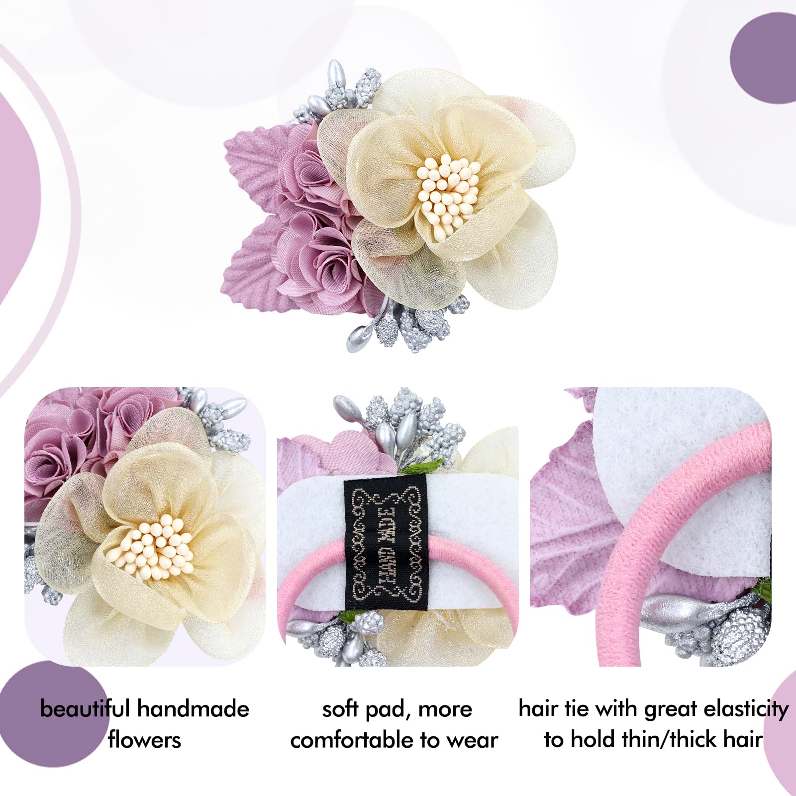 Dizila soft-elastic band keeps hair secure without snagging