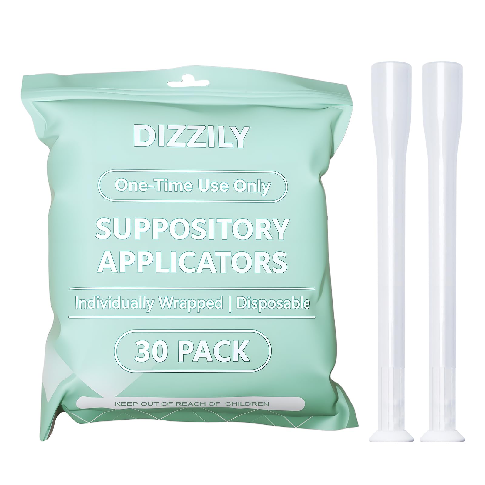 Dizzily 30-pack disposable applicators for hygienic use.