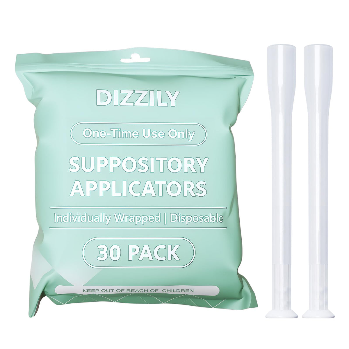 Dizzily 30-pack disposable applicators for hygienic use.