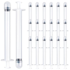 Dizzily disposable vaginal applicators arranged in a pack for hygienic, convenient use.