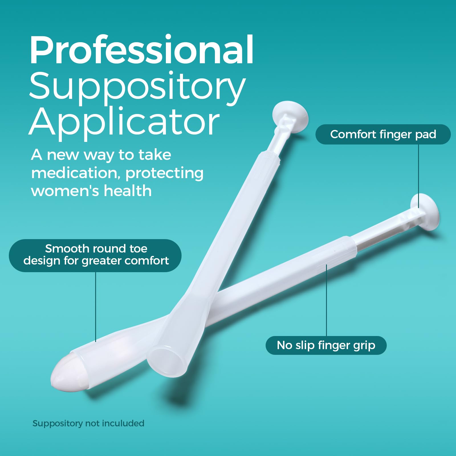 Dizzily individually wrapped applicator reduces contamination and mess.