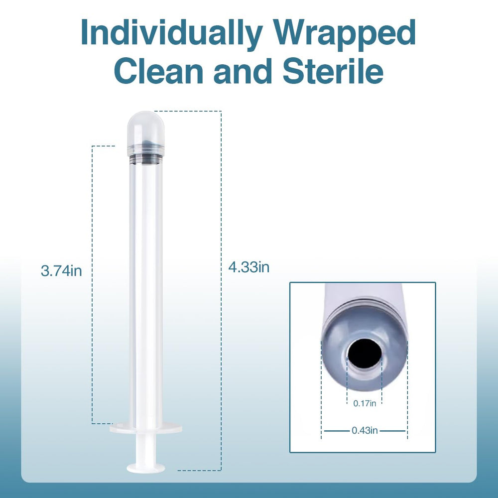 Dizzily applicators compatible with Preseed and Estrace tubes for everyday lubrication.