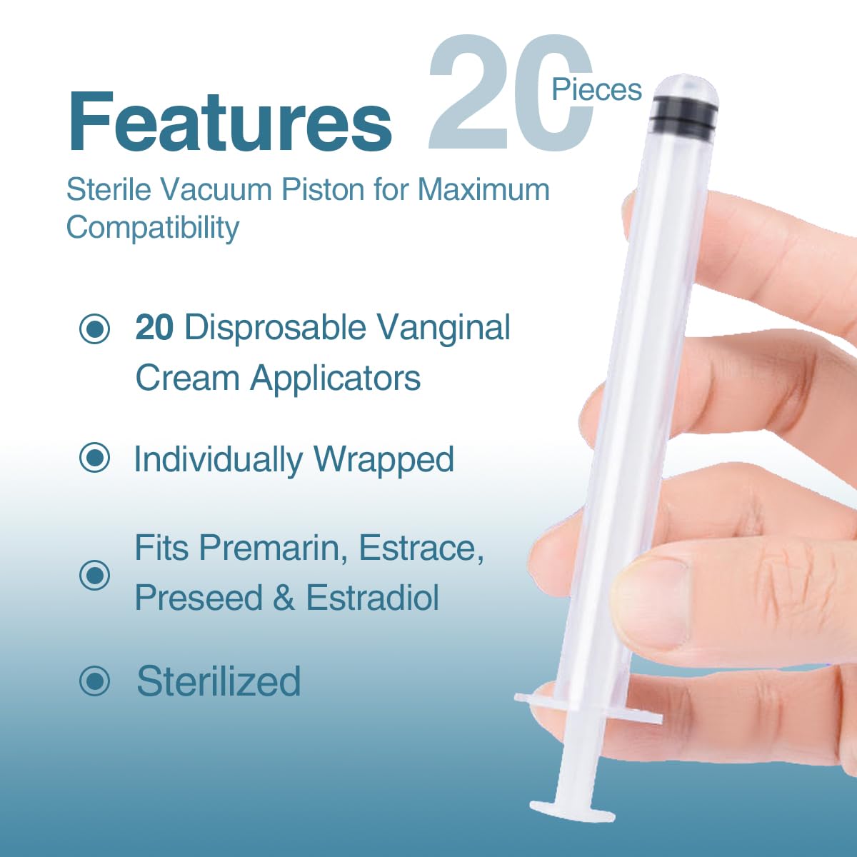 Dizzily threaded-end compatible applicator works with common cream and gel tubes.