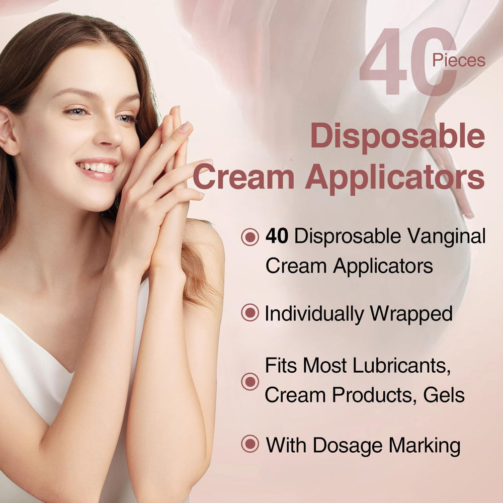 Dizzily applicator with dosed markings for precise, convenient application.