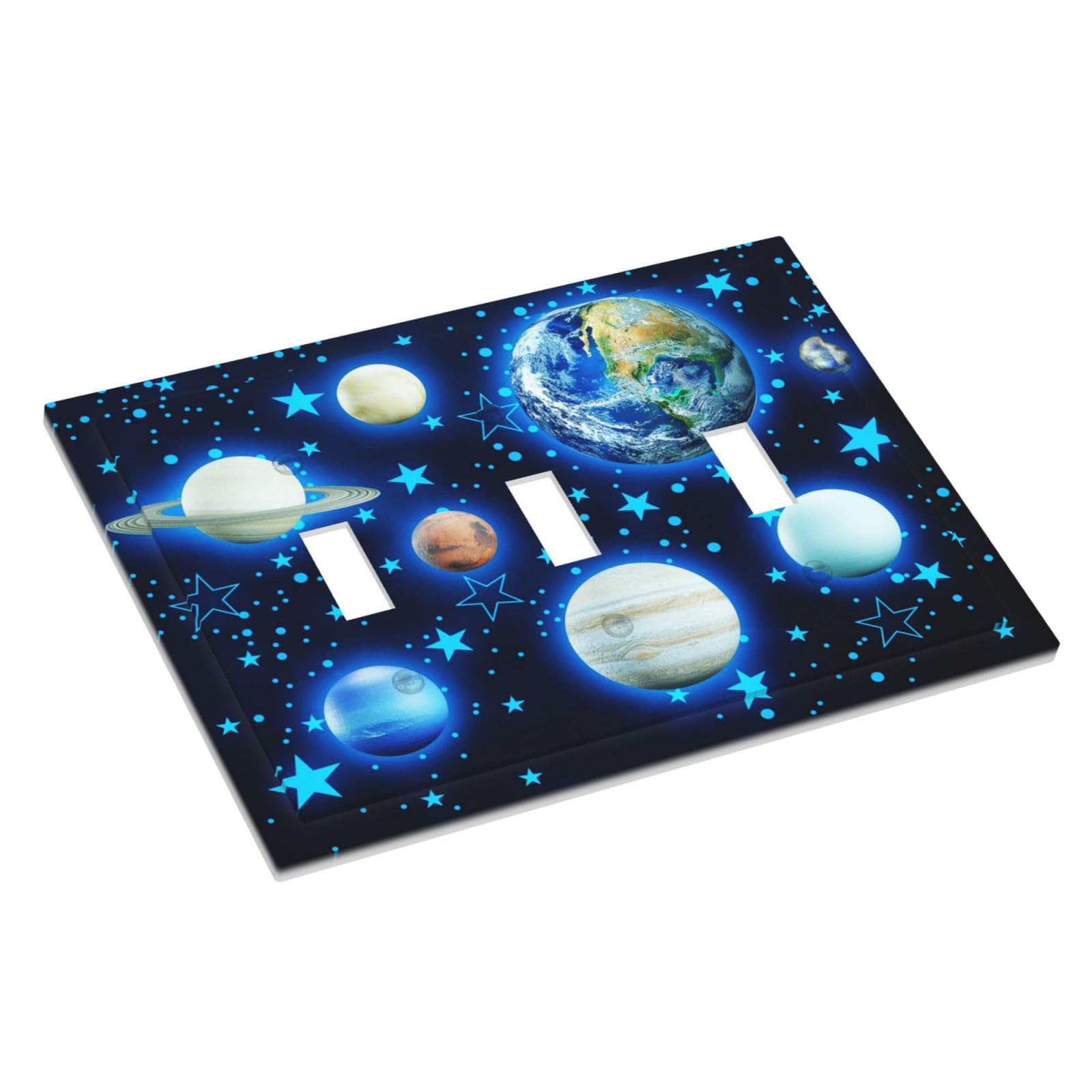 Room decor setup with DJTRRF Blue Stars Planet for versatile placement.