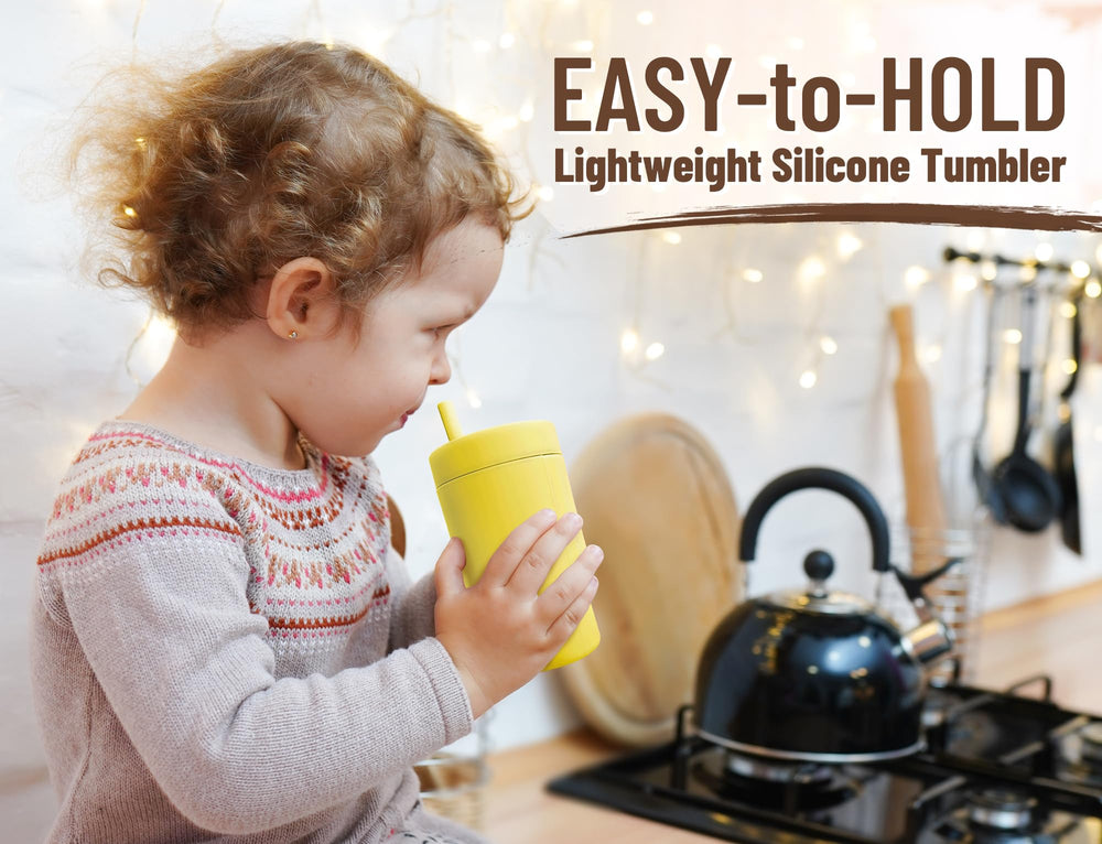 DLOCCOLD 10oz tumbler for toddler-sized sips and light-weight portability.