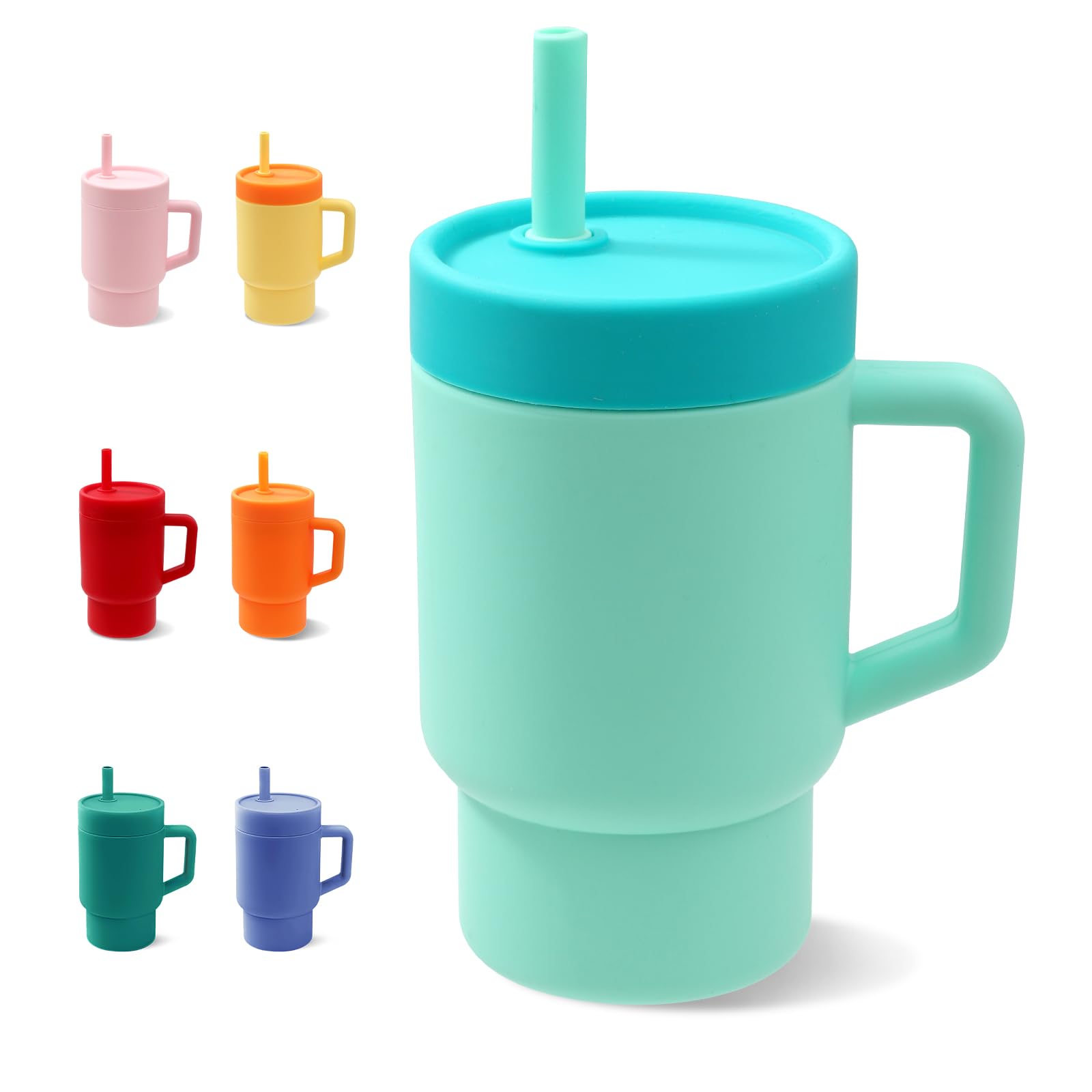 DLOCCOLD silicone straw cup with stylish design for safe, BPA-free sips.