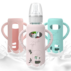 dlozrak Dr Brown 8oz glass bottle sleeve with silicone protection and secure grip