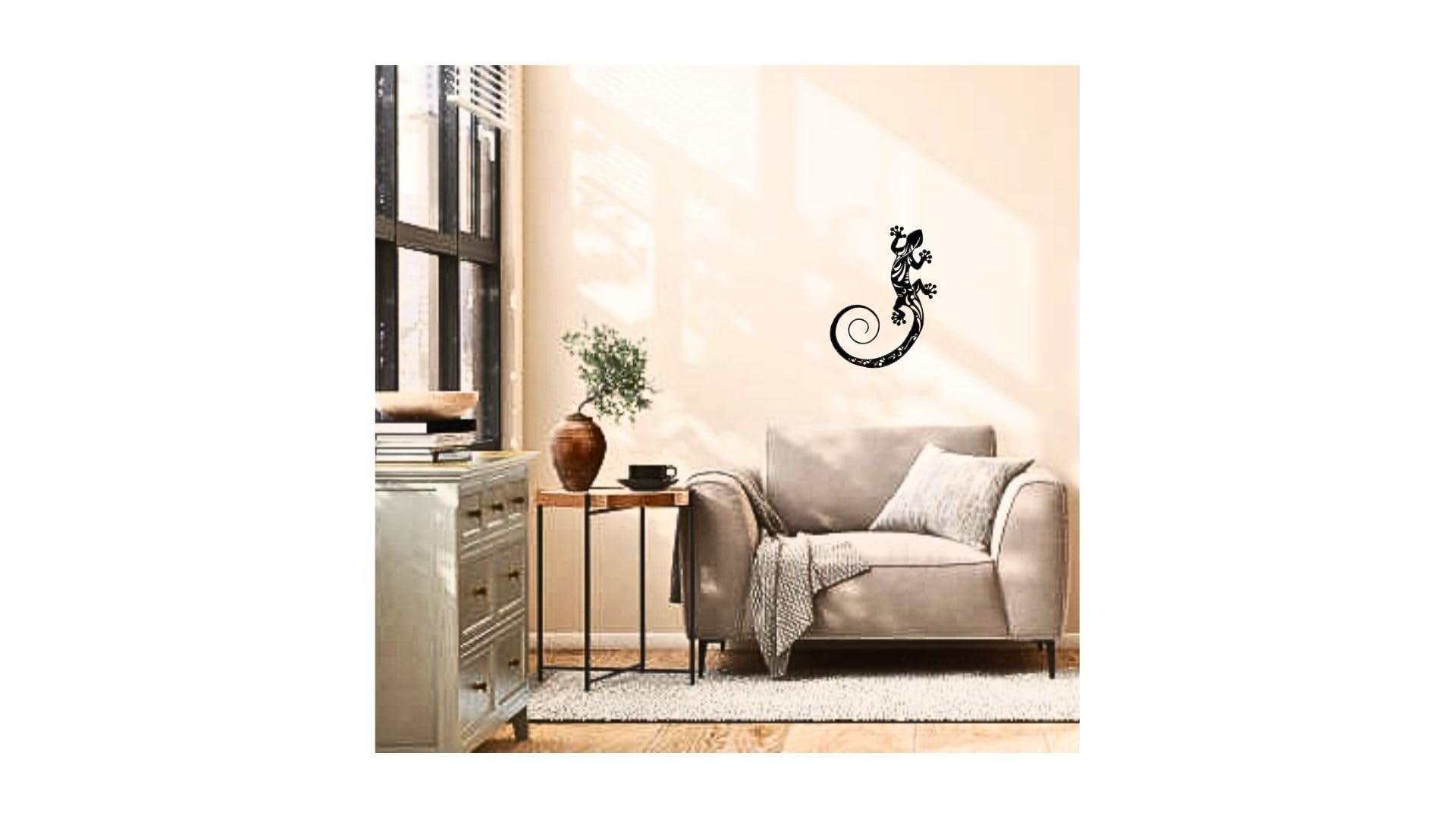 DMDMBSR gecko wall decor for garden walls brings playful elegance outside.