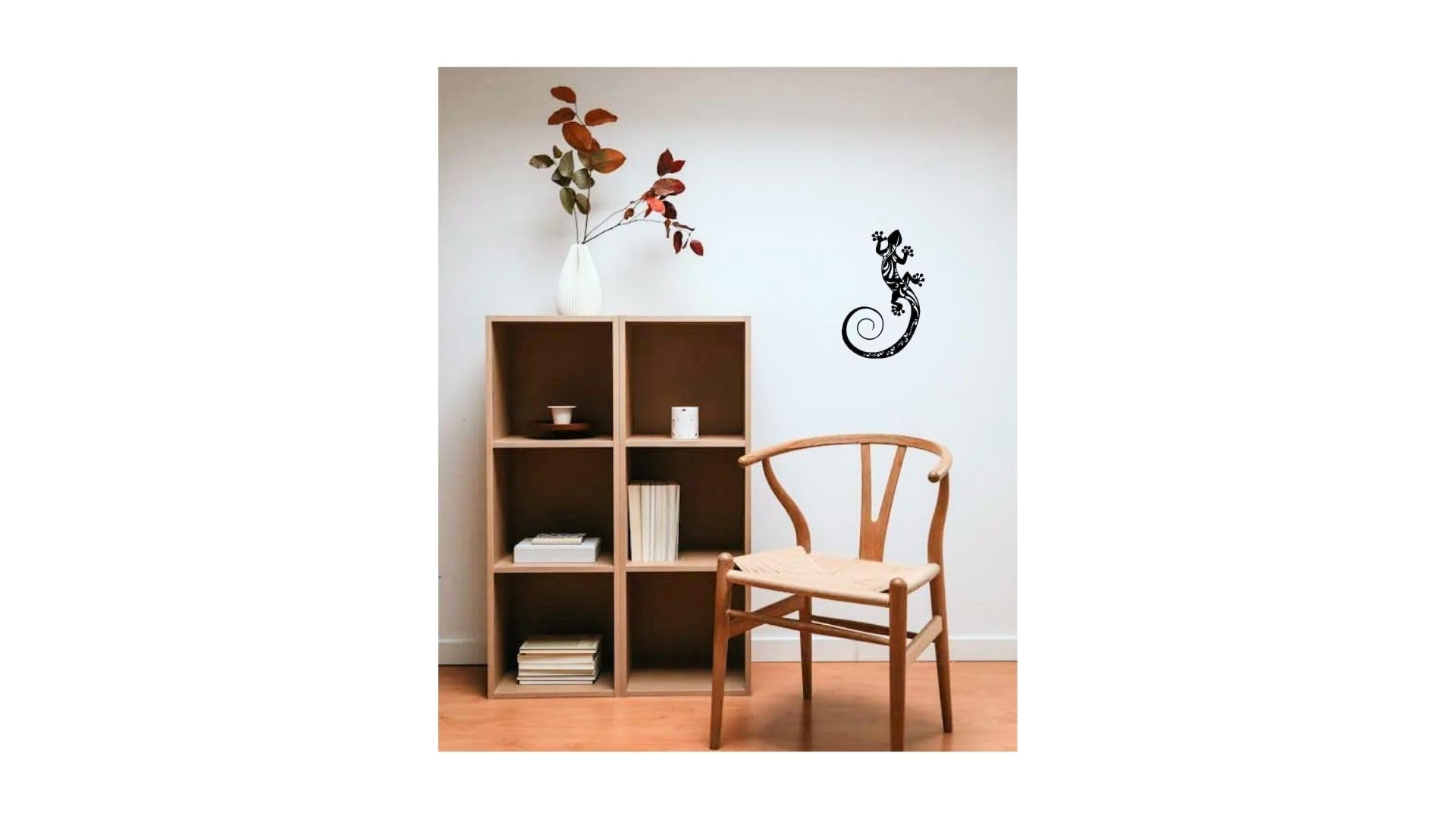 DMDMBSR gecko wall sculpture suitable for indoor spaces seeking nature-inspired charm.