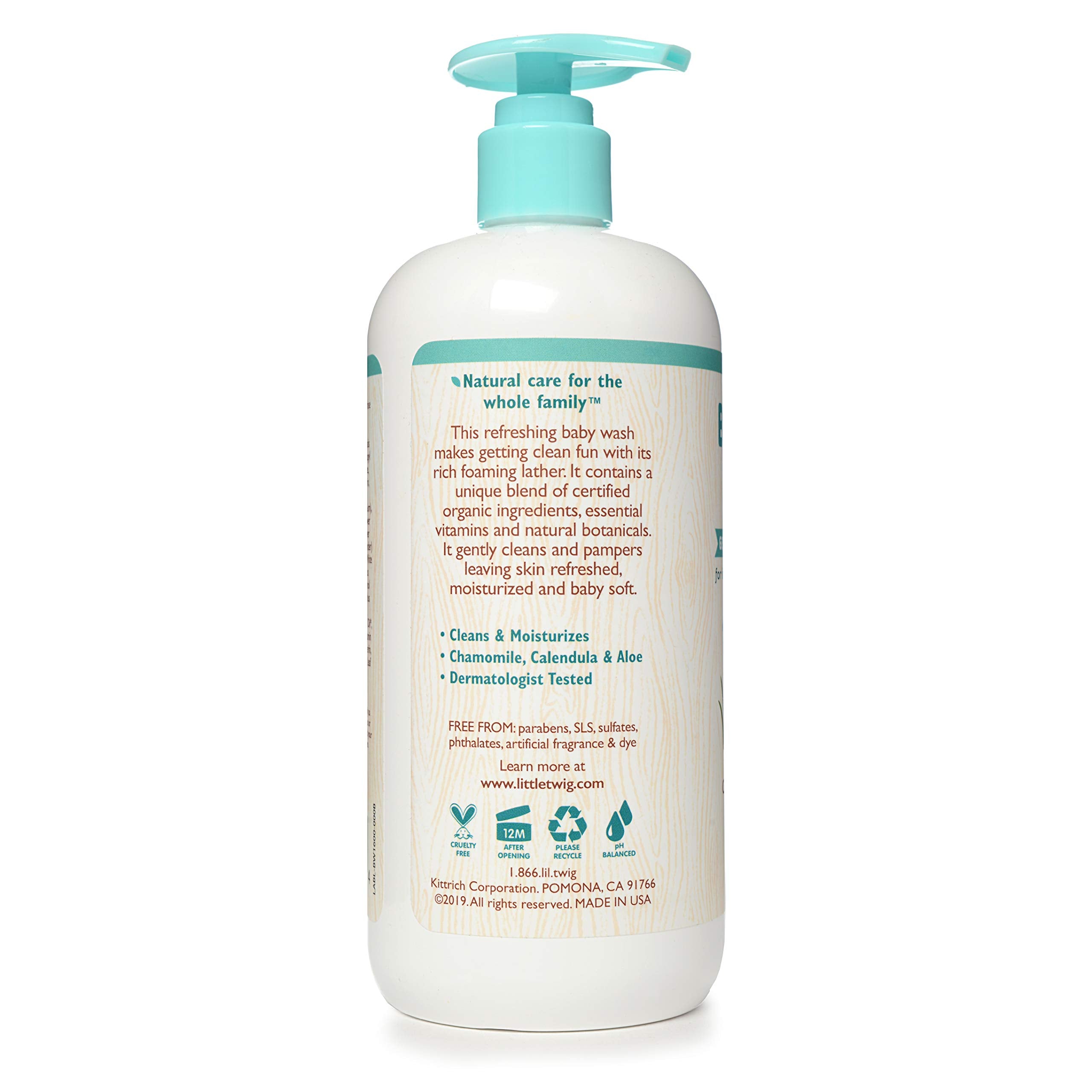 DMI Little Twig Baby Wash fragrance-free bottle for sensitive skin