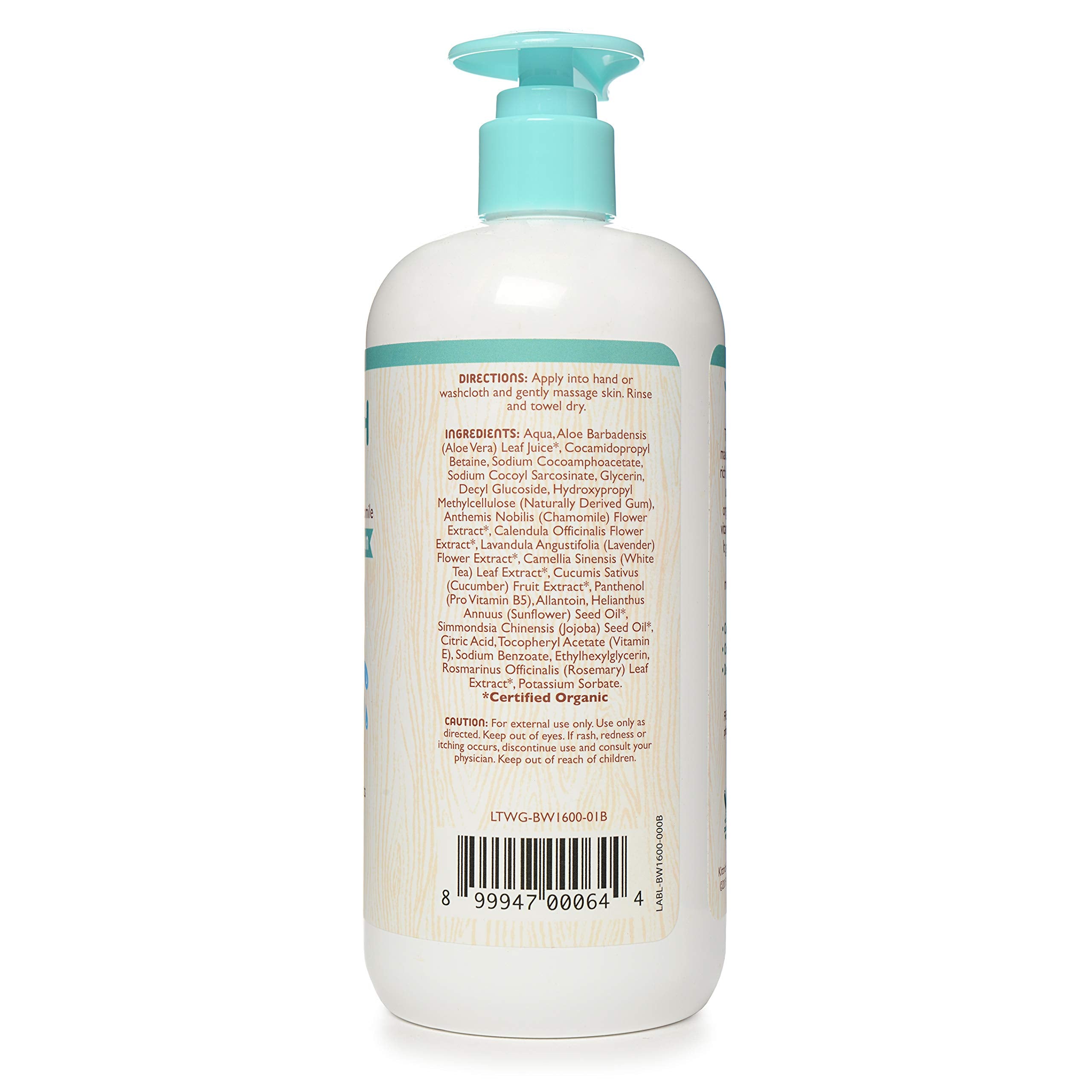 DMI Little Twig Baby Wash organic calendula on the label