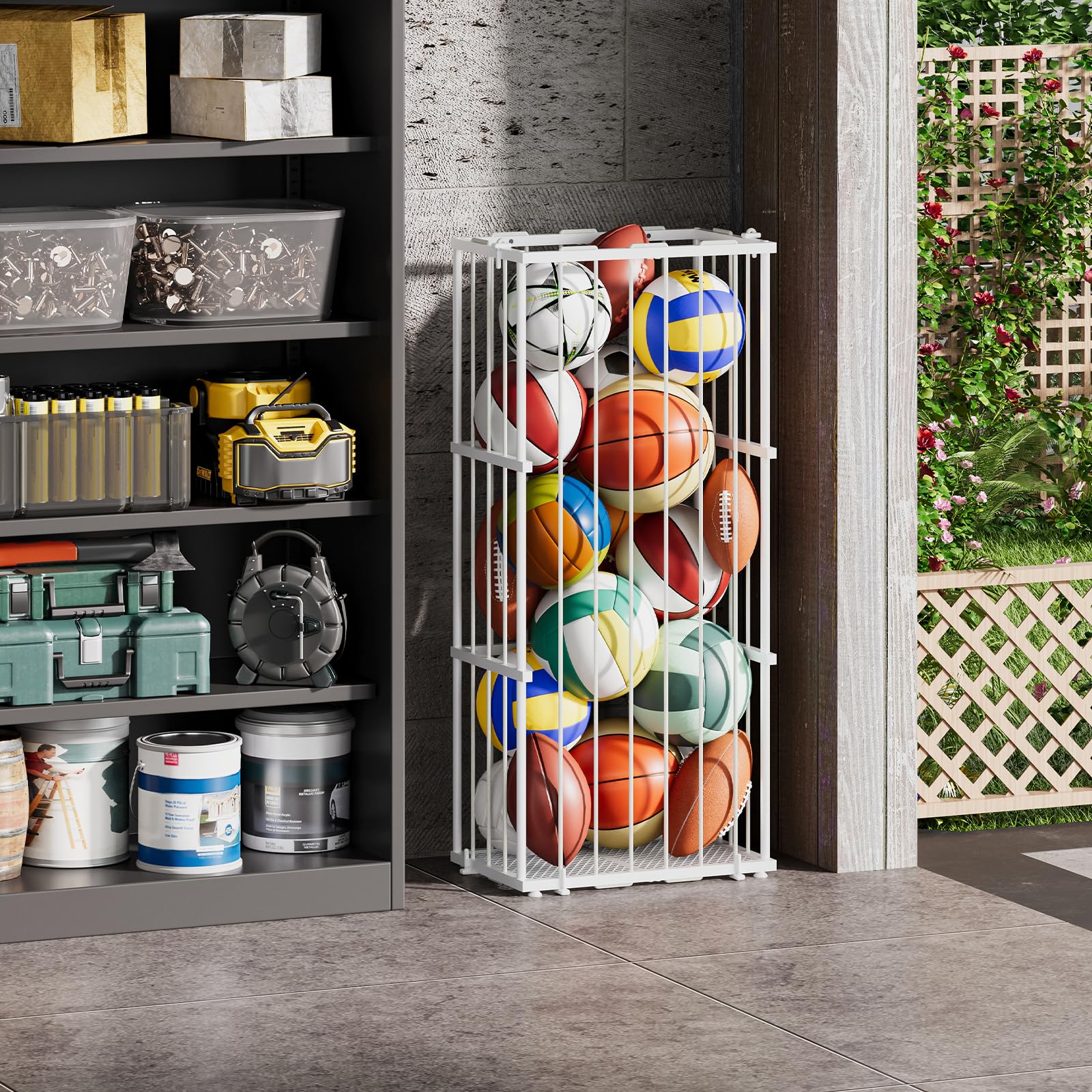 Dmticoasis adjustable feet keep the unit steady on irregular floors.
