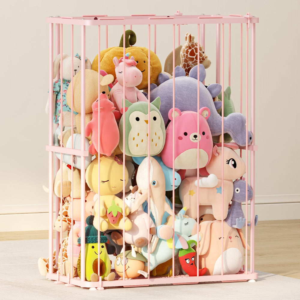 Dmticoasis durable iron and elastic rope construction supports frequent toy use.