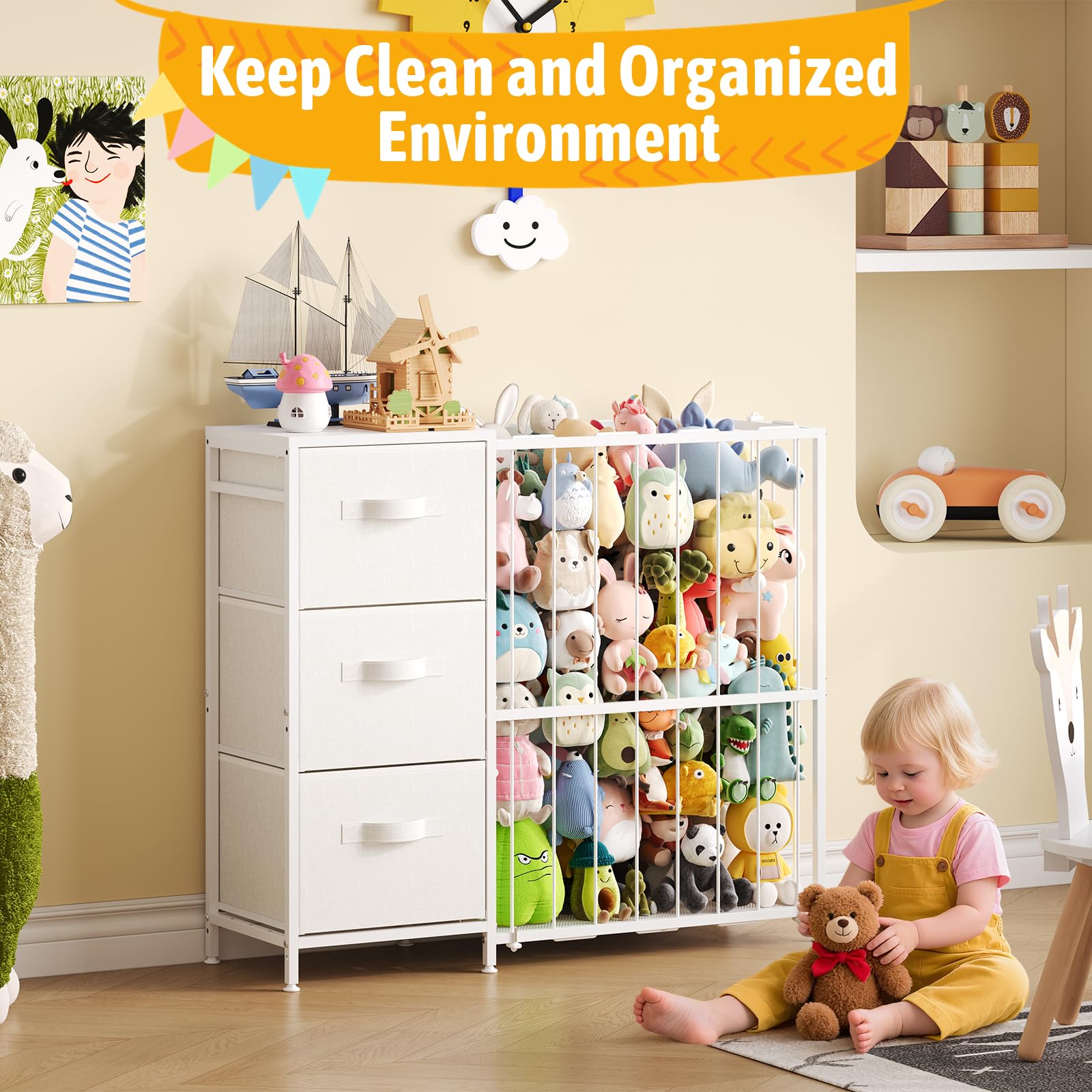 Dmticoasis kids room organization showcasing a tidy play space