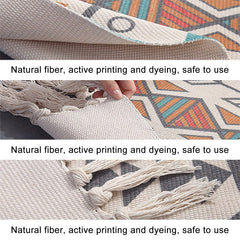 DNEWYNPABV indoor-outdoor boho rug versatile for patio or living areas