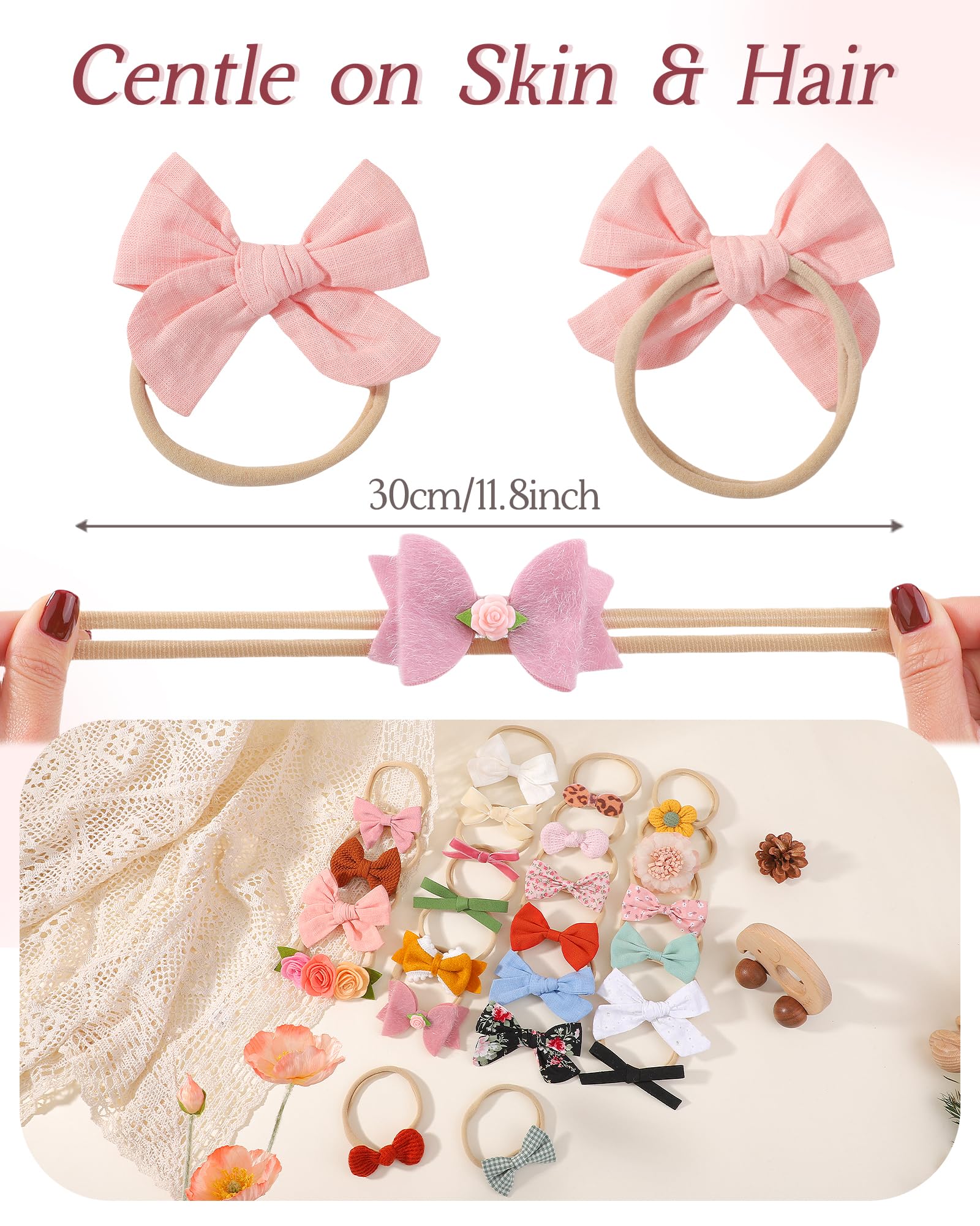 Doboi floral pattern headband adds cute charm to any outfit.