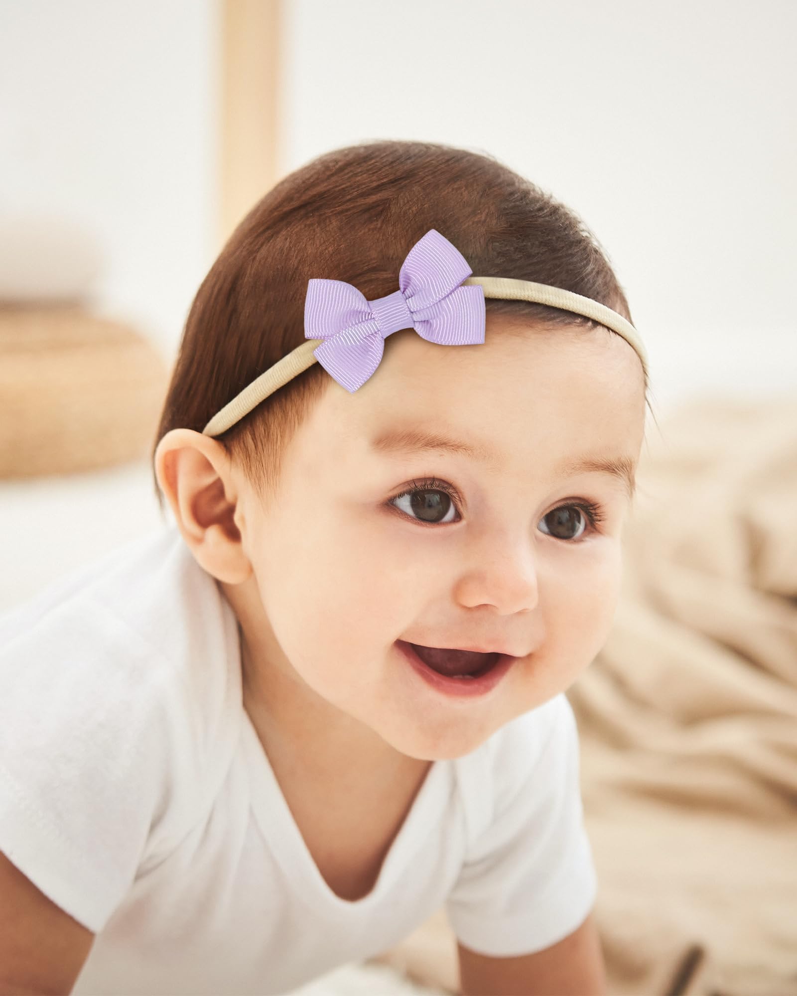 doboi premium headband fabric is gentle on baby skin and easy to style.