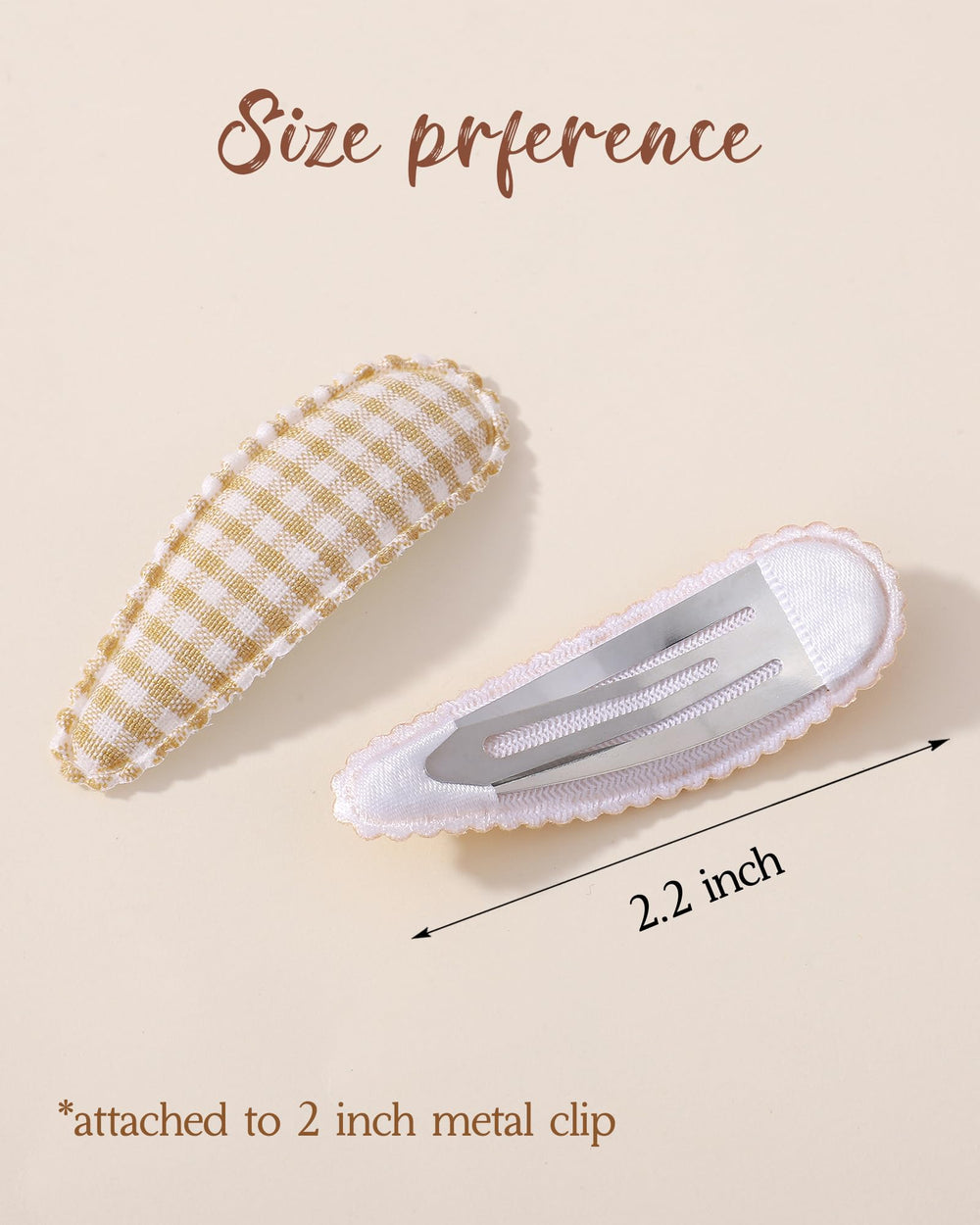 Doboi 2.2-inch clips offer versatile styling for daily outfits.